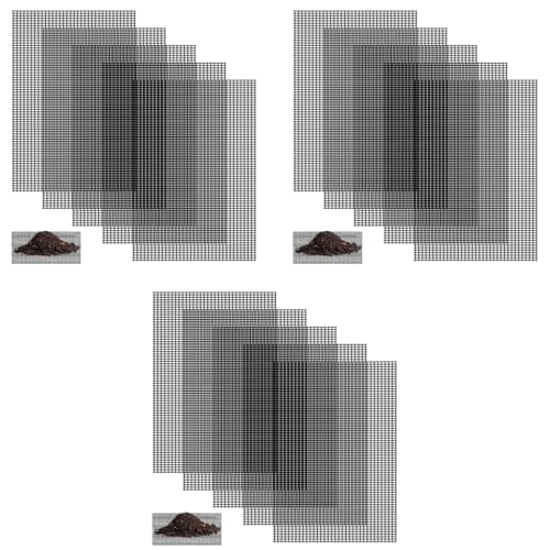 HASTHIP® 5 PCS Flower Pot Hole Mesh Pad 7.8 x 11.8 Inches Garden Drainage Glassfiber Liners Filter Screen Cuttable for Preventing Soil Loss Root Rot HASTHIP® 5 PCS Flower Pot Hole Mesh Pad 7.8 x 11.8 Inches Garden Drainage Glassfiber Liners Filter Screen Cuttable for Preventing Soil Loss Root Rot